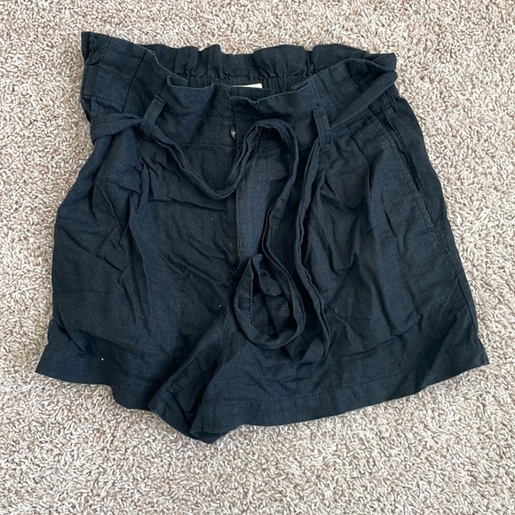 Madewell Linen Shorts with Tie Waist - Picture 1 of 4
